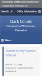 Mobile Screenshot of clark.uwex.edu