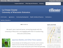 Tablet Screenshot of lacrosse.uwex.edu