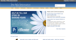 Desktop Screenshot of fyi.uwex.edu