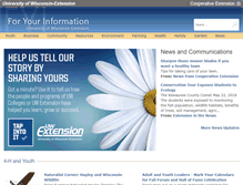 Tablet Screenshot of fyi.uwex.edu