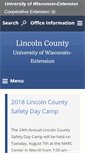 Mobile Screenshot of lincoln.uwex.edu