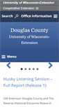 Mobile Screenshot of douglas.uwex.edu