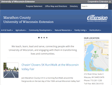 Tablet Screenshot of marathon.uwex.edu