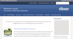 Desktop Screenshot of manitowoc.uwex.edu