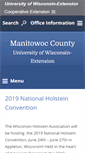 Mobile Screenshot of manitowoc.uwex.edu