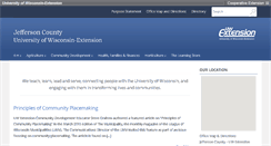 Desktop Screenshot of jefferson.uwex.edu