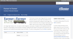 Desktop Screenshot of farmertofarmer.uwex.edu