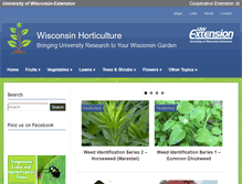 Tablet Screenshot of hort.uwex.edu