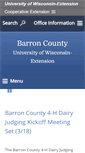 Mobile Screenshot of barron.uwex.edu