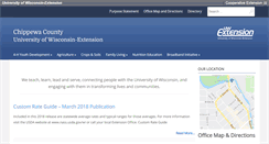 Desktop Screenshot of chippewa.uwex.edu