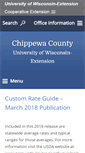 Mobile Screenshot of chippewa.uwex.edu