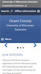 Mobile Screenshot of grant.uwex.edu