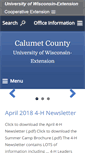 Mobile Screenshot of calumet.uwex.edu