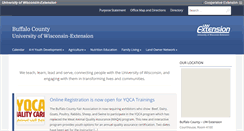 Desktop Screenshot of buffalo.uwex.edu