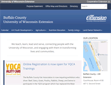 Tablet Screenshot of buffalo.uwex.edu