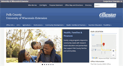Desktop Screenshot of polk.uwex.edu