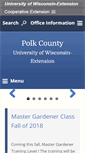 Mobile Screenshot of polk.uwex.edu