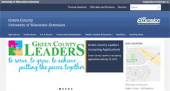 Desktop Screenshot of green.uwex.edu