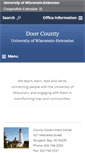 Mobile Screenshot of door.uwex.edu