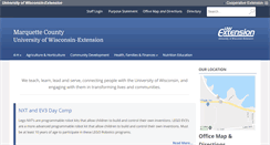 Desktop Screenshot of marquette.uwex.edu