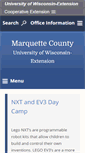 Mobile Screenshot of marquette.uwex.edu