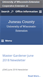 Mobile Screenshot of juneau.uwex.edu