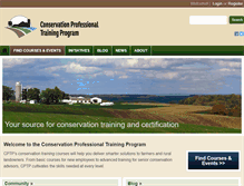 Tablet Screenshot of conservation-training.uwex.edu
