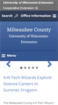 Mobile Screenshot of milwaukee.uwex.edu