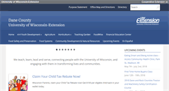 Desktop Screenshot of dane.uwex.edu