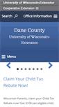 Mobile Screenshot of dane.uwex.edu