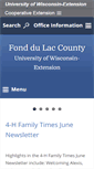 Mobile Screenshot of fonddulac.uwex.edu