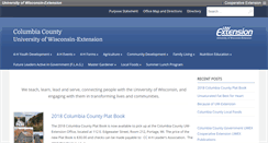 Desktop Screenshot of columbia.uwex.edu