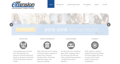 Desktop Screenshot of ce.uwex.edu