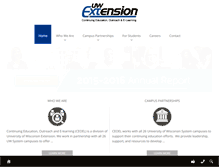 Tablet Screenshot of ce.uwex.edu